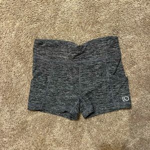 Grey polyester spandex